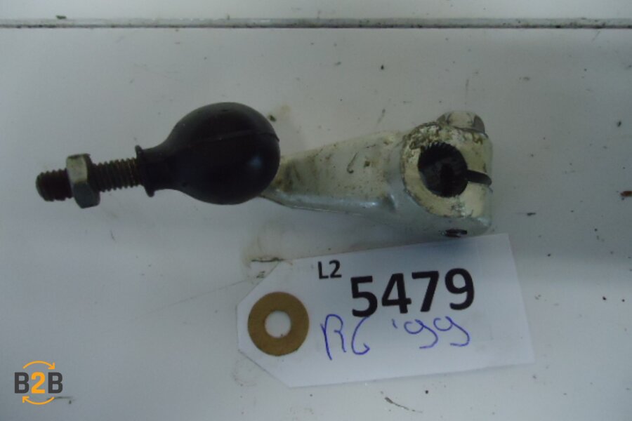 voetsteunen en schetsplaten, schakelarm