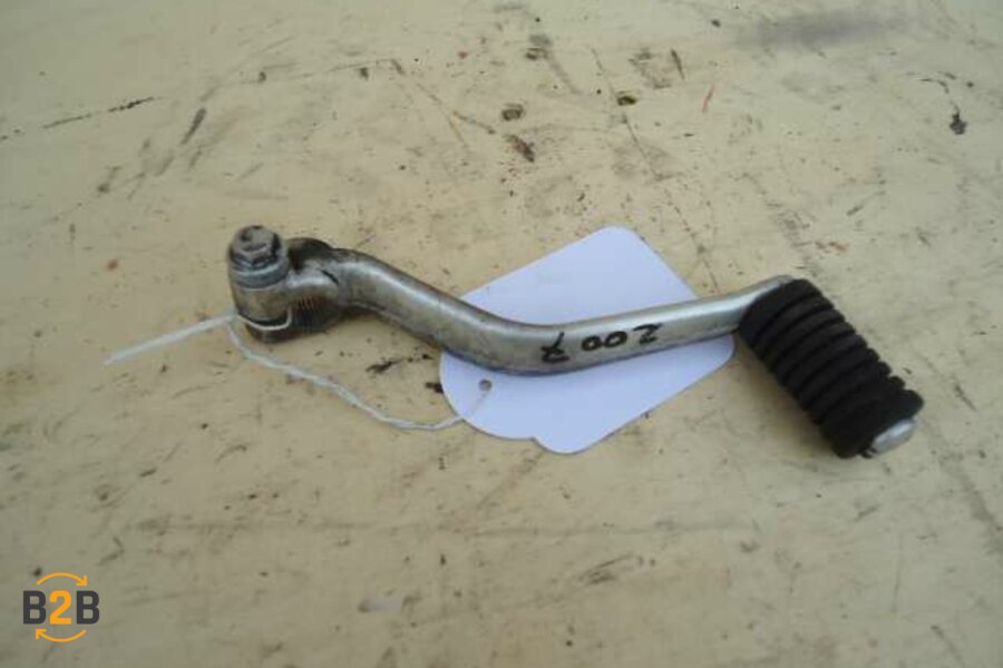 voetsteunen en schetsplaten, schakelpedaal