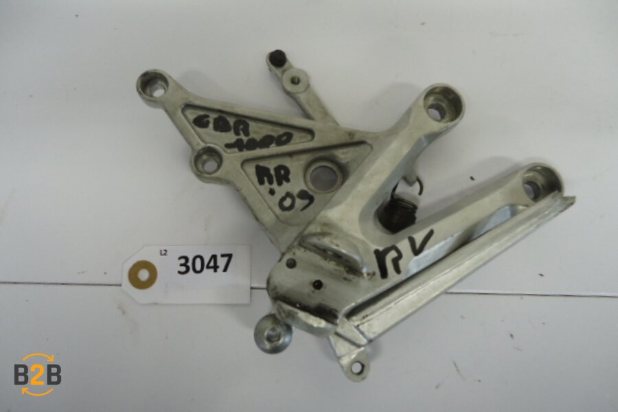 voetsteunen en schetsplaten, schetsplaat rempedaal