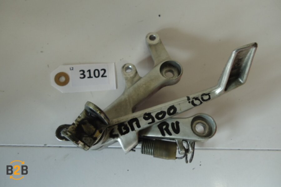 voetsteunen en schetsplaten, schetsplaat rempedaal