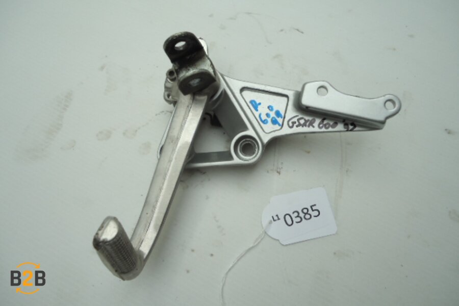 voetsteunen en schetsplaten, schetsplaat rempedaal