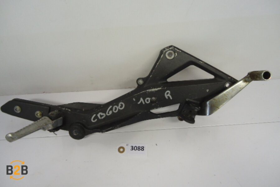 voetsteunen en schetsplaten, schetsplaat voetsteun rempedaal