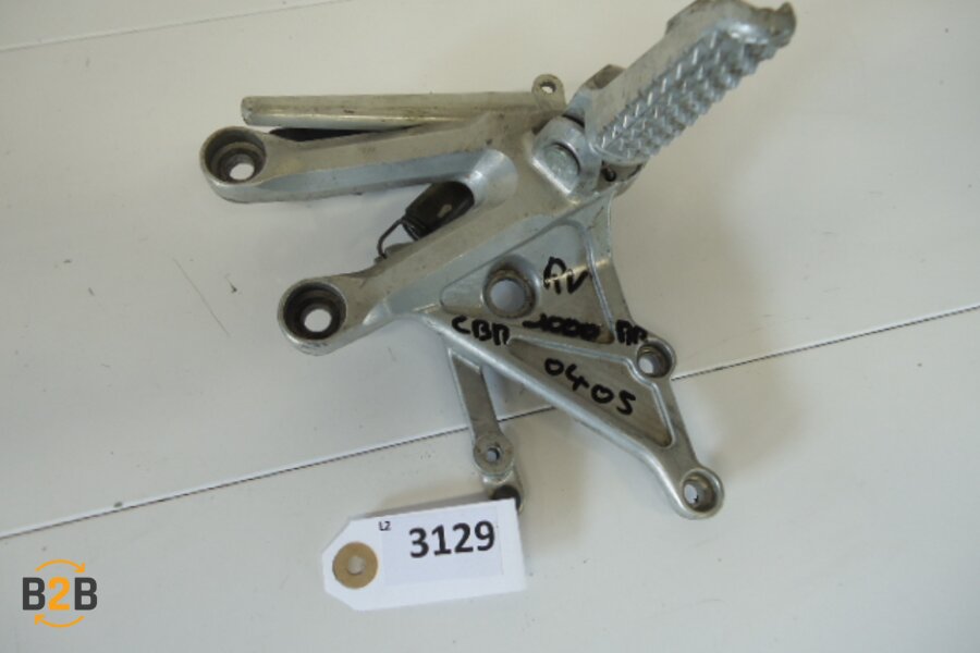 voetsteunen en schetsplaten, schetsplaat voetsteun rempedaal