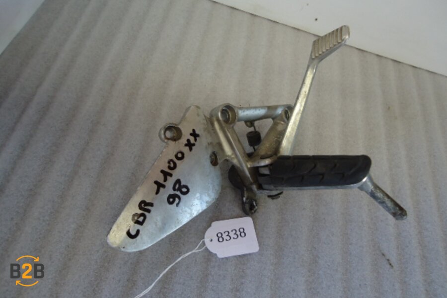 voetsteunen en schetsplaten, schetsplaat voetsteun rempedaal