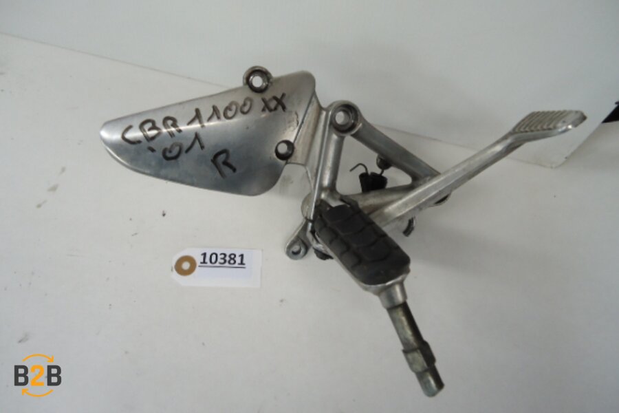 voetsteunen en schetsplaten, schetsplaat voetsteun rempedaal