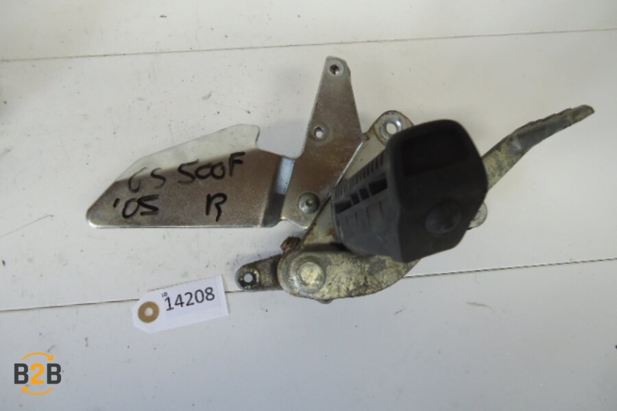 voetsteunen en schetsplaten, schetsplaat voetsteun rempedaal