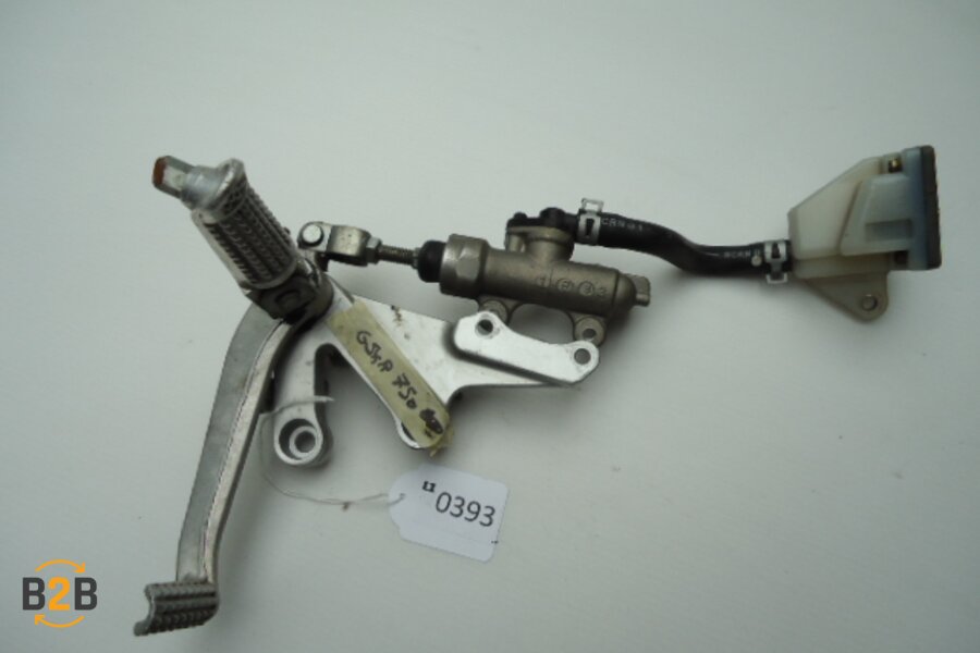 voetsteunen en schetsplaten, schetsplaat voetsteun rempedaal