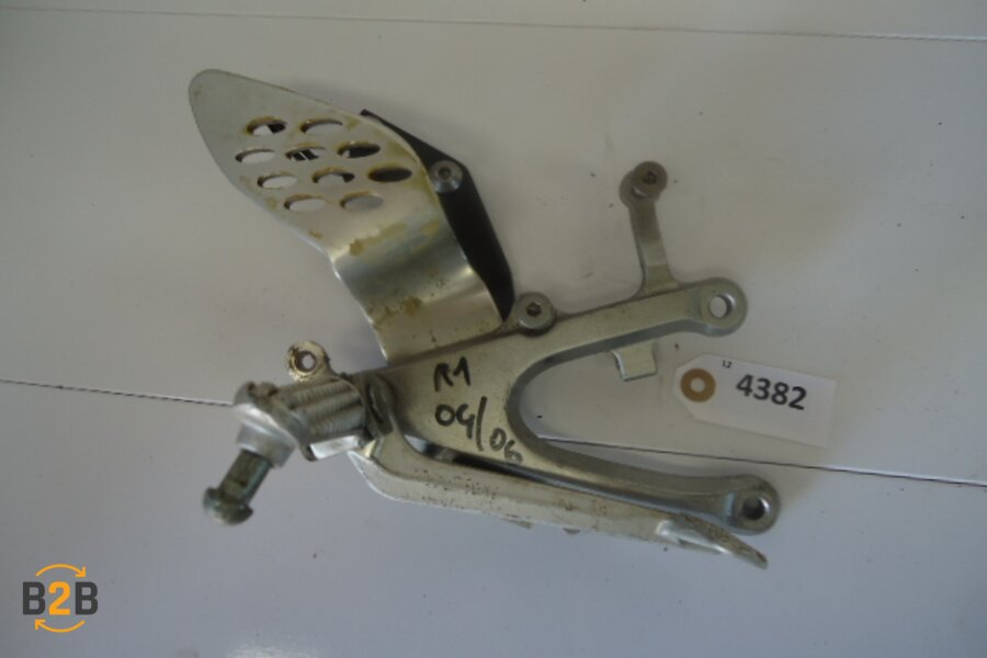 voetsteunen en schetsplaten, schetsplaat voetsteun rempedaal