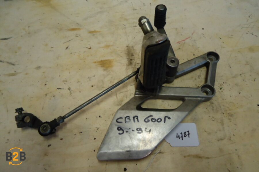 voetsteunen en schetsplaten, schetsplaat voetsteun schakelpedaal