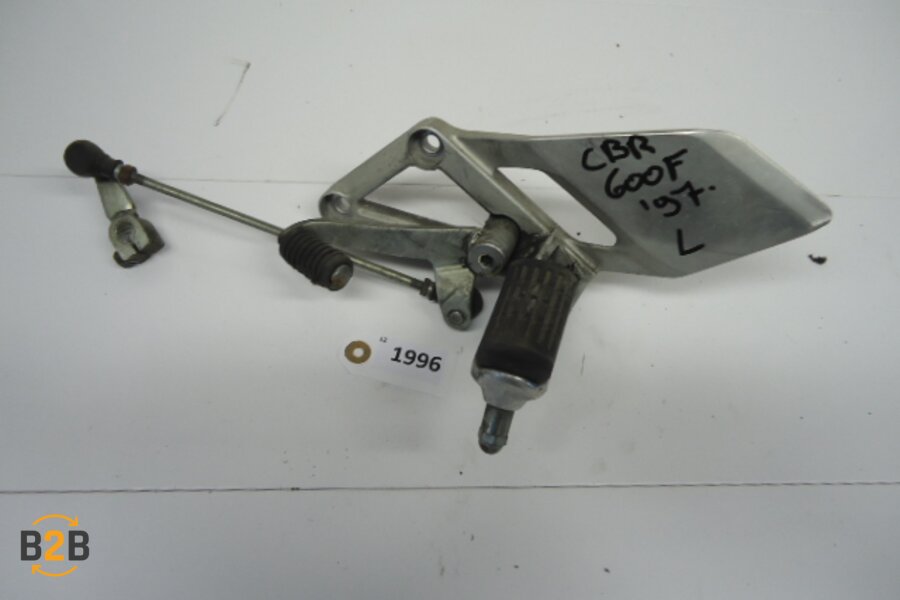 voetsteunen en schetsplaten, schetsplaat voetsteun schakelpedaal