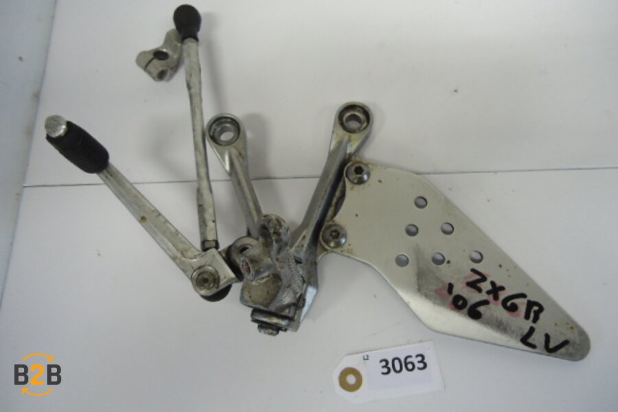 voetsteunen en schetsplaten, schetsplaat voetsteun schakelpedaal