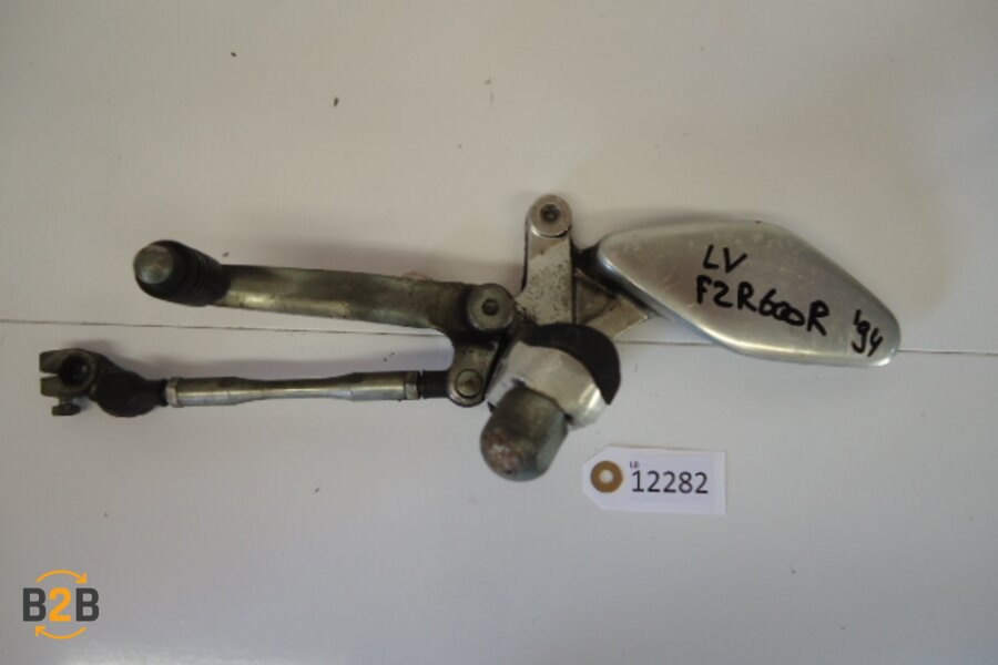 voetsteunen en schetsplaten, schetsplaat voetsteun schakelpedaal