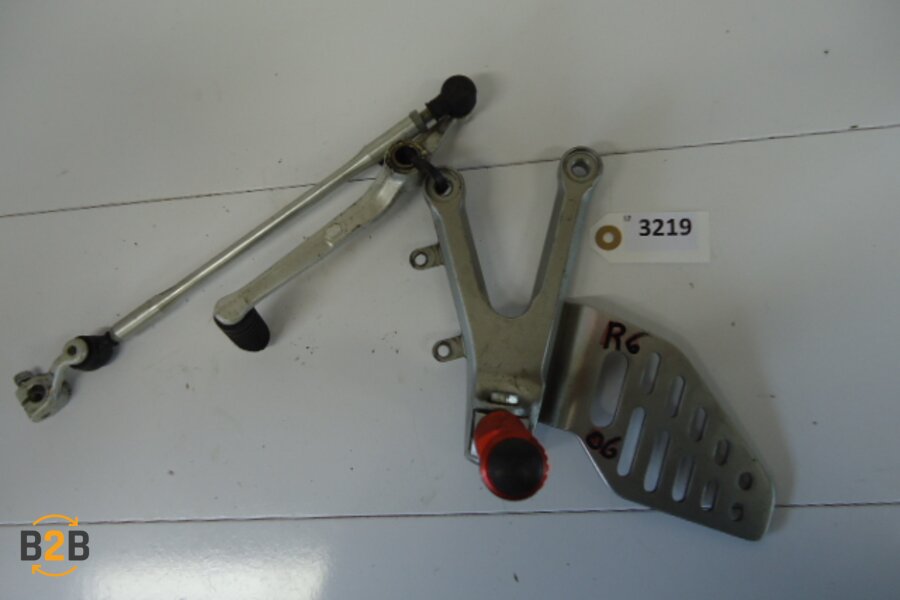 voetsteunen en schetsplaten, schetsplaat voetsteun schakelpedaal