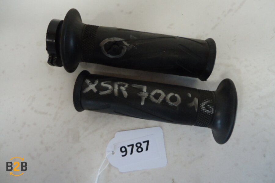 handvat en gashendel