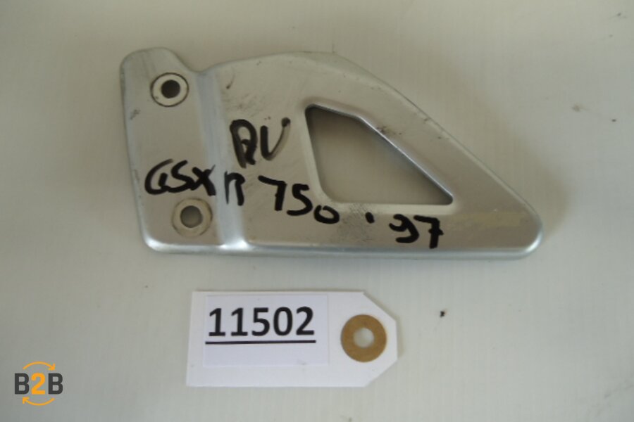 voetsteunen en schetsplaten, hielplaat