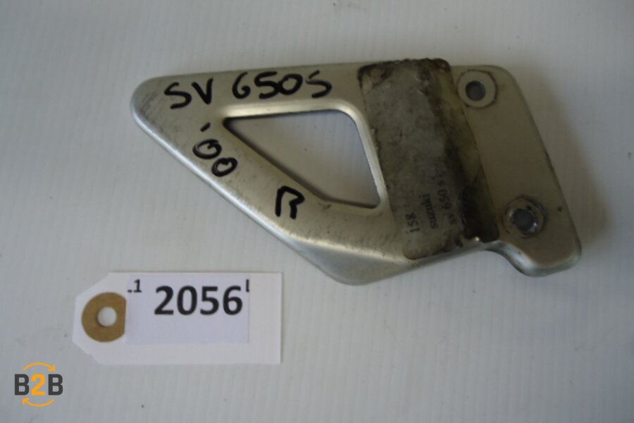 voetsteunen en schetsplaten, hielplaat