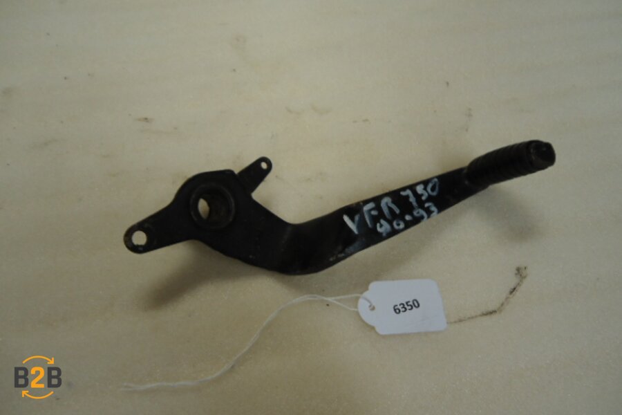 voetsteunen en schetsplaten, rempedaal