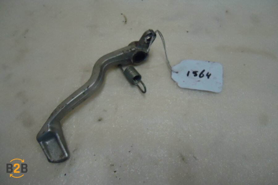 voetsteunen en schetsplaten, rempedaal