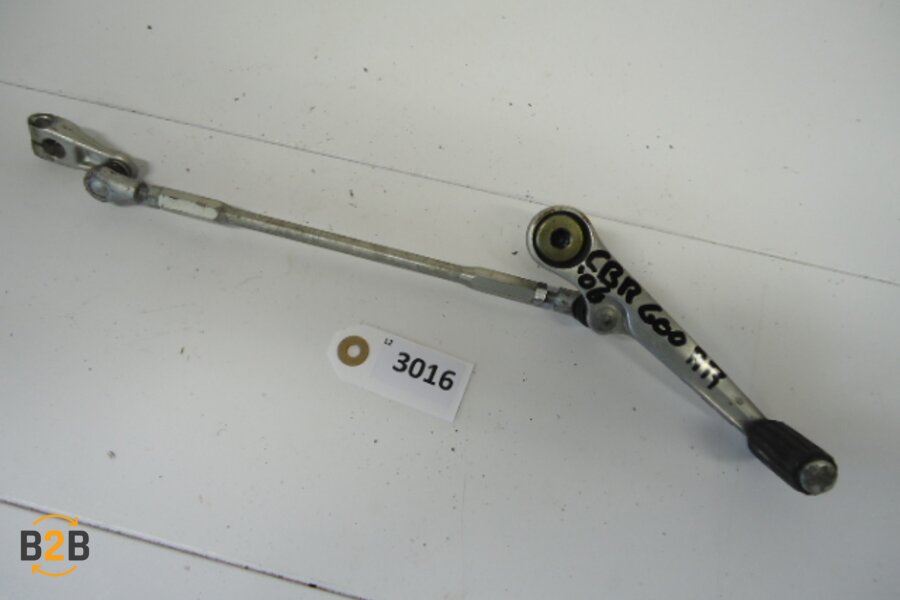 voetsteunen en schetsplaten, schakelpedaal