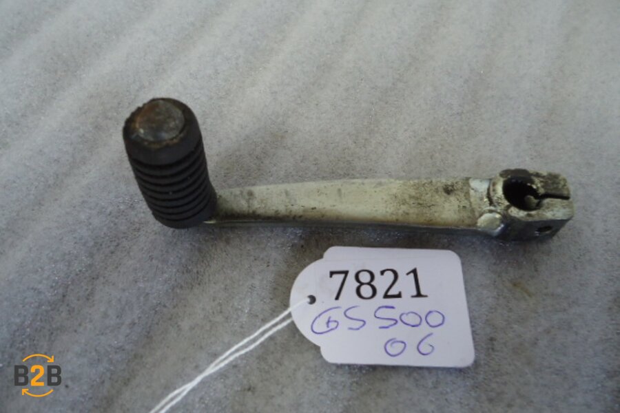 voetsteunen en schetsplaten, schakelpedaal