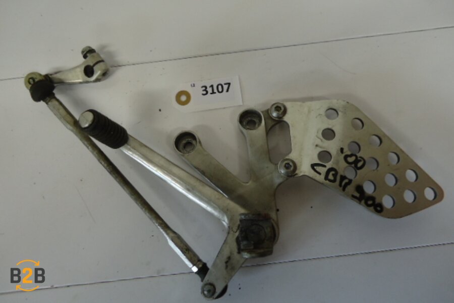 voetsteunen en schetsplaten, schetsplaat schakelpedaal