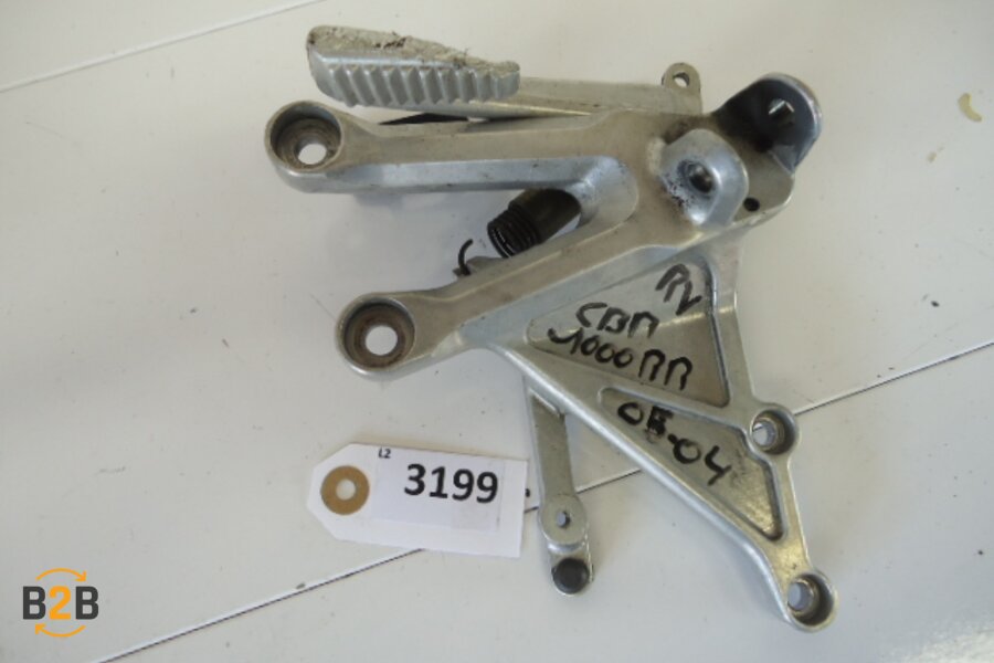 voetsteunen en schetsplaten, schetsplaat voetsteun rempedaal