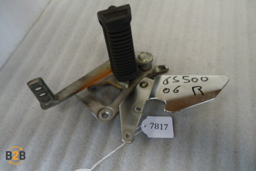 voetsteunen en schetsplaten, schetsplaat voetsteun rempedaal