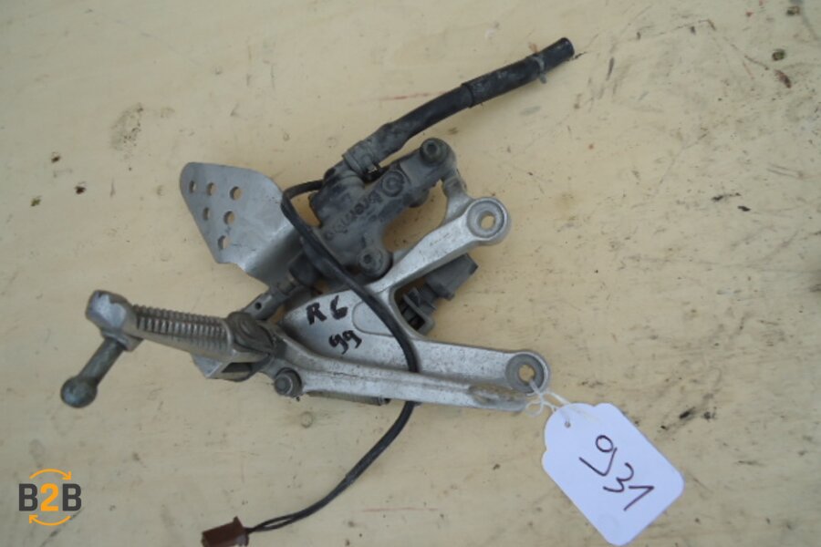 voetsteunen en schetsplaten, schetsplaat voetsteun rempedaal