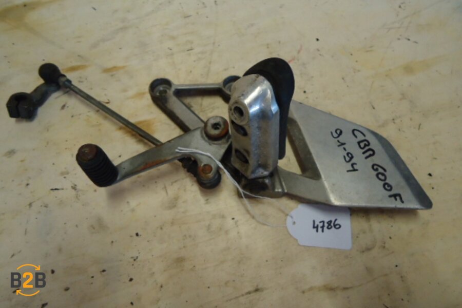 voetsteunen en schetsplaten, schetsplaat voetsteun schakelpedaal