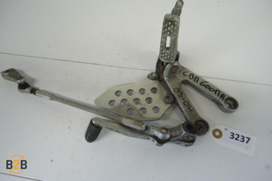 voetsteunen en schetsplaten, schetsplaat voetsteun schakelpedaal